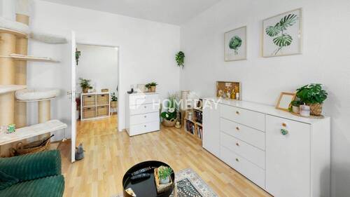 Wohnzimmer 2 - Etagenwohnung mit 58,30 m² in Leipzig zum Kaufen