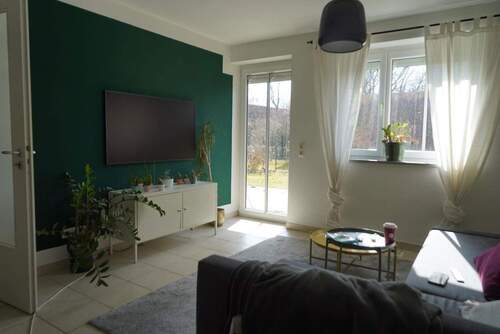 Wohnzimmer - Etagenwohnung mit 86,00 m&sup2; in Unterschleißheim zum Kaufen