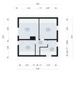 Grundriss Obergeschoss - 