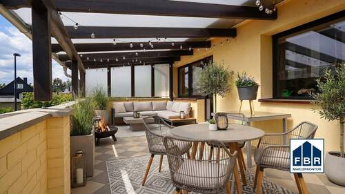 Überdachte Südterrasse - 