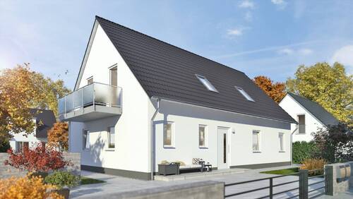 Domizil 192 mit Balkon, Eingangsbereich - 8 Zimmer Mehrfamilienhaus, Wohnhaus zum Kaufen in Pilsach