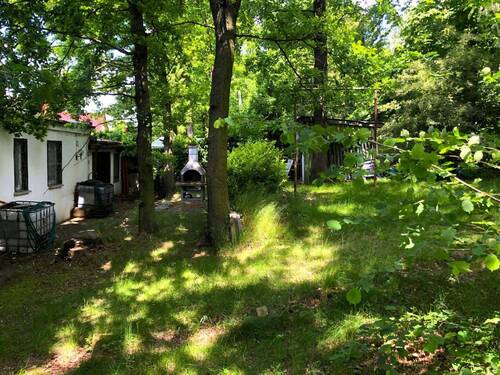 hinterer Garten mit Zugang zum Wald - 