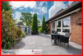 Terrasse mit Markise - 5 Zimmer Bungalow in Hinte