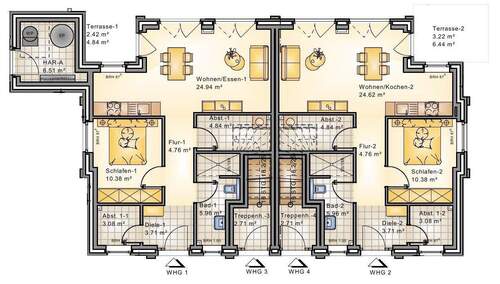 Erdgeschoss - 1 Zimmer Mehrfamilienhaus, Wohnhaus zum Kaufen in Oldenburg