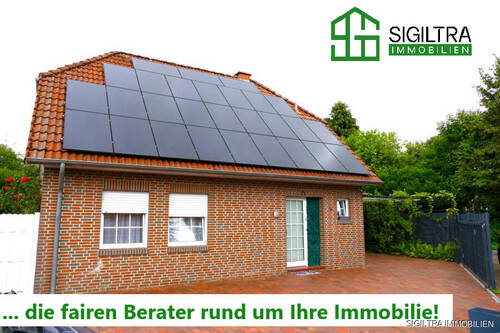Bild 1 - Zukunftssicher wohnen - Modernisiertes Einfamilienhaus mit Solarpaket in Sögel - Provisionsfrei!