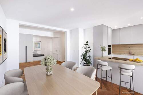 Küche_Visualierung - AIGNER - Stilvolles, saniertes 4-Zimmer-Wohnrefugium im Herzen der Stadt
