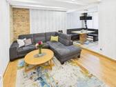 Wohnzimmer EG - 6 Zimmer Doppelhaushälfte in Oelde
