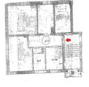 Grundriss 4-Raum-Wohnung - 
