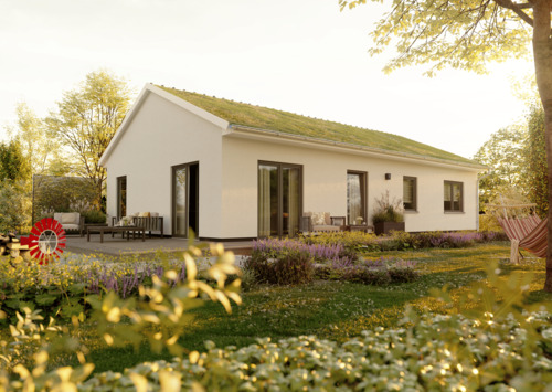 Bungalow-100_1 - Bungalow mit Gründach. - 376.350,00&nbsp;EUR Kaufpreis, ca.&nbsp; 102,00&nbsp;m&sup2;&nbsp;Wohnfl&auml;che
