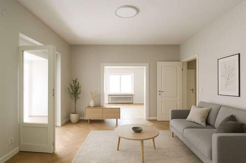 Zimmer 1 EG – Staged - 4 Zimmer Einfamilienhaus in Falkensee