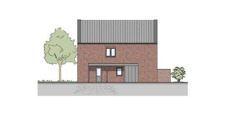 Ansichten Nord-Westen MFH15.jpg - 4 Zimmer Doppelhaushälfte in Twistringen