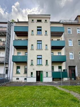 Rückansicht - 2 Zimmer Etagenwohnung in Leipzig
