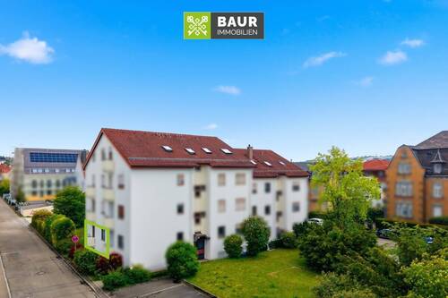 Luftbild - 2 Zimmer Etagenwohnung in Ulm