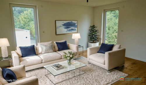 Empfangszimmer - virtually staged - 