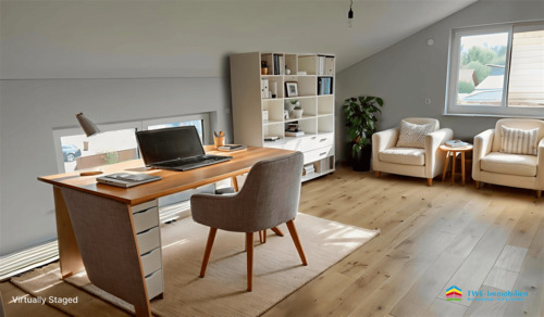 Büro - virtually staged - 