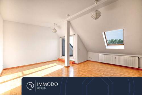 Wohnzimmer - ?? Über den Dächern Berlins: Helle 3 Zi-DG-Whg mit Blk, 2 Schlafzimmern in guter Lage von Weißensee