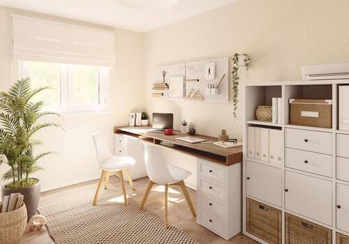 Doppelhaus Aura 115 Arbeitszimmer Beispiel - 