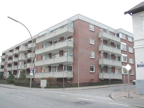 Hausansicht - Etagenwohnung in Hamburg Billstedt