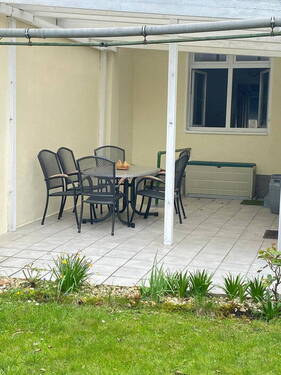 Terassenansicht aus dem Garten - 