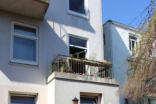 Balkon Gartenseite - 4 Zimmer Etagenwohnung in Hamburg