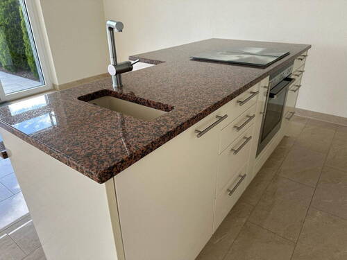 Kochinsel mit Induktionsherd - 