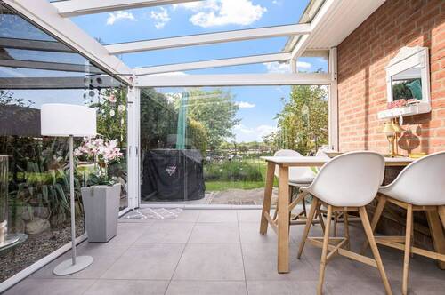 Sommergarten - Blick zum Garten/Feld - 