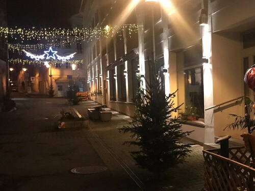 Steinweg an Weihnachten - Büro in Gera