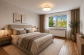 Visualisierung des Schlafzimmers - 3 Zimmer Etagenwohnung in Bochum