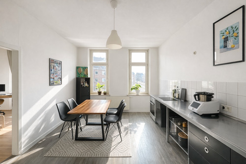 Küchenbereich - 2 Zimmer Etagenwohnung zum Kaufen in Düsseldorf