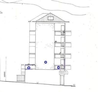 Gebäude Seitenansicht - 