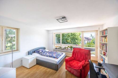 Schlafzimmer Wohnung 1.OG links - Mehrfamilienhaus, Wohnhaus mit 507,00 m² in Ludwigsburg zum Kaufen