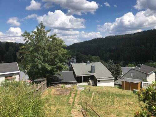 Aussicht vom Gartengrundstück - 