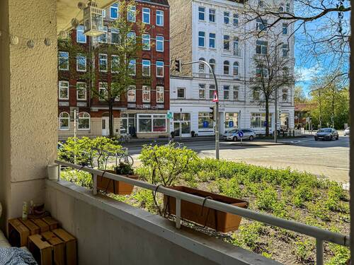 Balkon - 3 Zimmer Etagenwohnung zum Kaufen in Kiel