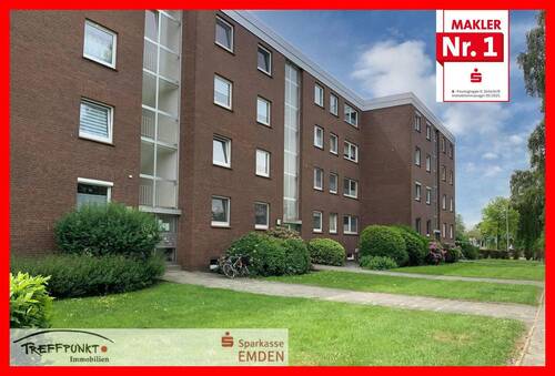 Vorderansicht - Helle und großzügige 3-Zimmer-Wohnung mit Balkon und schönem Ausblick