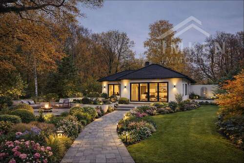 Ansicht Garten - KI generiert - 