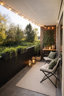 Balkon einrichtung.png - Charmante 2-Zimmer-Wohnung mit Balkon und Blick ins Grüne