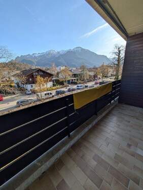 Balkon mit Bergblick - 