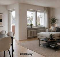 Provisionsfrei: Renovierte 3,5-Zimmer-Wohnung mit Balkon, Gartenanteil und Garage - Karlsfeld