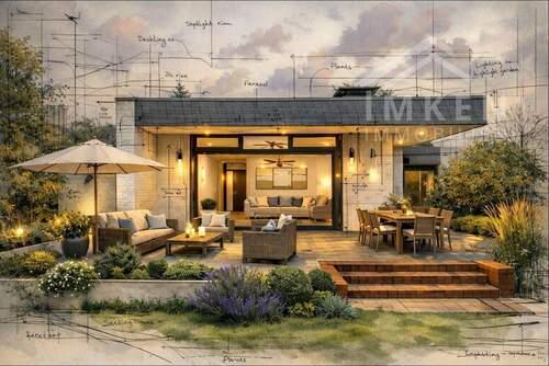 KI - Render - Ein Klassiker mit Zukunft. Bungalow in Embsen-Oerzen.