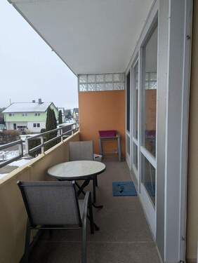 Balkon möbliert - 