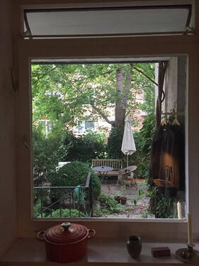 Blick aus dem Küchenfenster - 