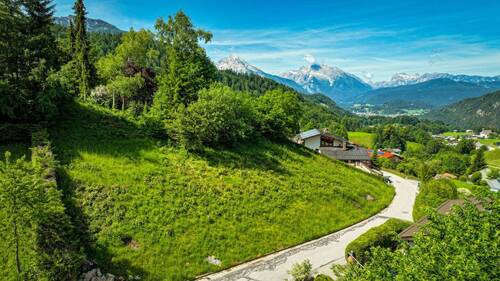 DJI_20260524140318_0640_D - Sonniges Traumgrundstück mit atemberaubendem Bergblick in Berchtesgaden - absolute Seltenheit!