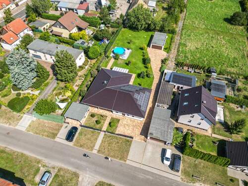 Draufsicht auf das Haus - 