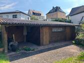 Geräteschuppen und Freisitz - 