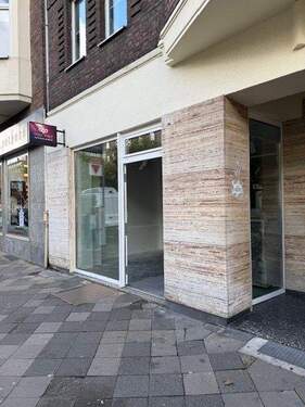 Außenansicht Ladenlokal - Laden-Gewerbeobjekt in Düsseldorf