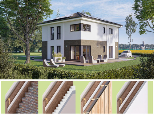 Danhaus Hybrid Bauweise - Neubauprojekt mit Charme - Ihr KfW 40 mit QNG Einfamilienhaus