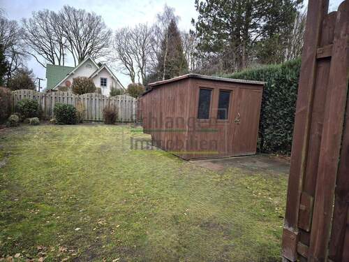 Garten - Reihenendhaus mit 85,00 m&sup2; in Barßel / Harkebrügge zum Kaufen