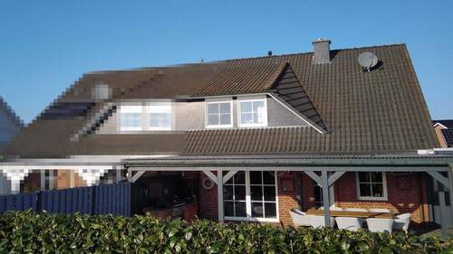 V1647 Gartenansicht - 5 Zimmer Doppelhaushälfte in Goldenstedt