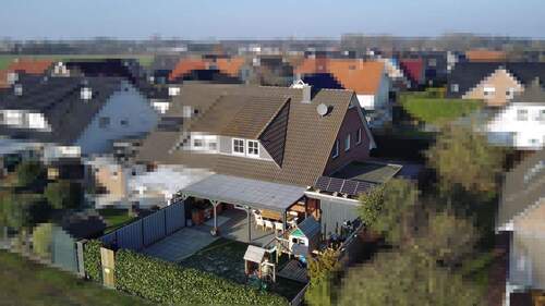 V1647 Doppelhaushälfte von oben - Doppelhaushälfte mit 126,30 m&sup2; in Goldenstedt zum Kaufen