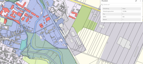 Hochwasserüberflutungsgebiet - 